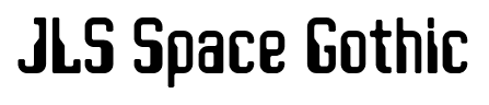 JLS Space Gothic font