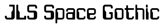 JLS Space Gothic font