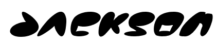 Jackson font