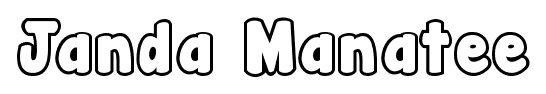 Janda Manatee font