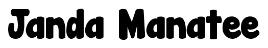 Janda Manatee font