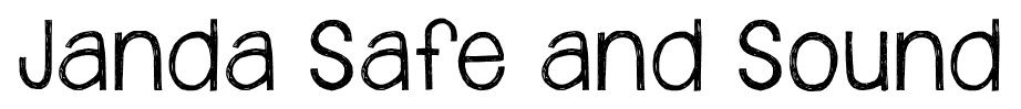 Janda Safe and Sound font