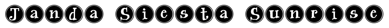 Janda Siesta Sunrise font