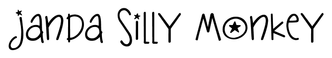 Janda Silly Monkey font