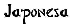 Japonesa font