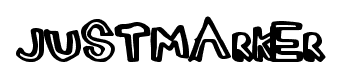 JustMarker font