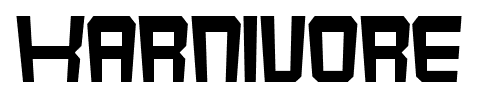 Karnivore font