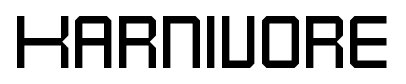 Karnivore font