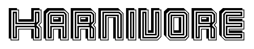 Karnivore font