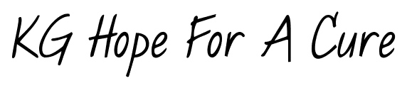 KG Hope For A Cure font