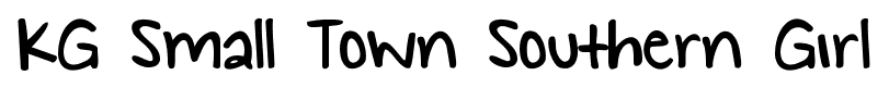 KG Small Town Southern Girl font