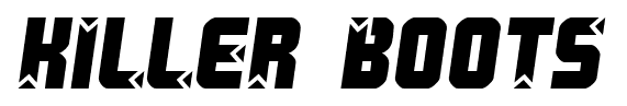 Killer Boots font