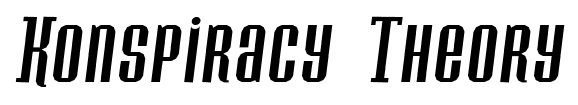 Konspiracy Theory font