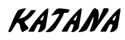 Katana font