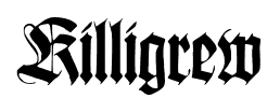 Killigrew font
