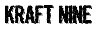 Kraft Nine font