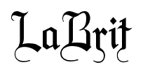 LaBrit font
