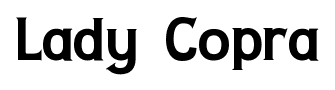 Lady Copra font