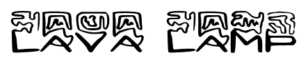Lava Lamp font