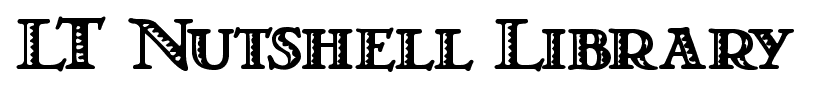 LT Nutshell Library font