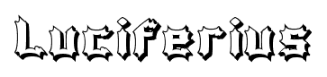 Luciferius font
