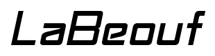 LaBeouf font