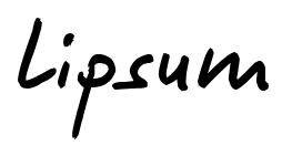 Lipsum font