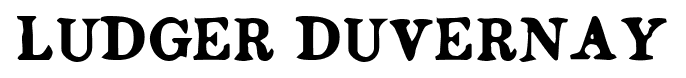 Ludger Duvernay font