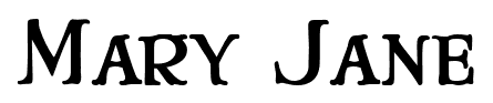 Mary Jane font