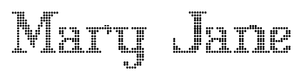 Mary Jane font