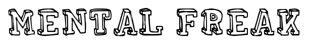 Mental Freak font