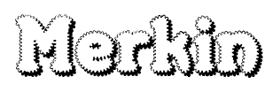 Merkin font