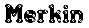 Merkin font