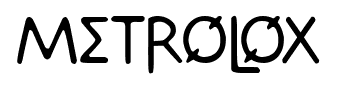 Metrolox font