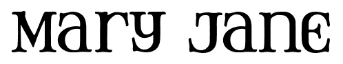 Mary Jane font