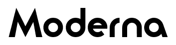 Moderna font