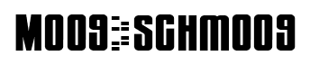 Moog/Schmoog font