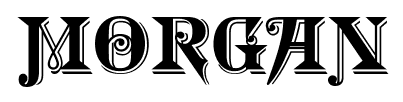 Morgan font