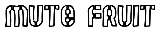 Mute Fruit font