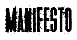 MANIFESTO font
