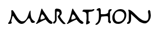 Marathon font