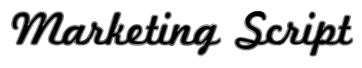 Marketing Script font