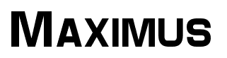 Maximus font
