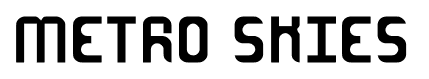 Metro Skies font