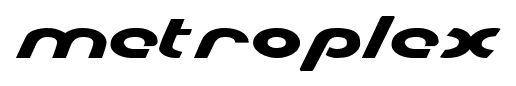 Metroplex font