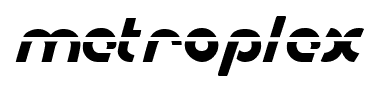 Metroplex font