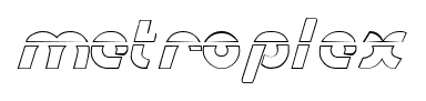 Metroplex font