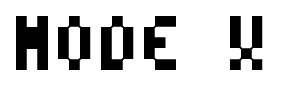 Mode X font