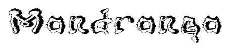 Mondrongo font