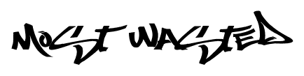 Most Wasted font